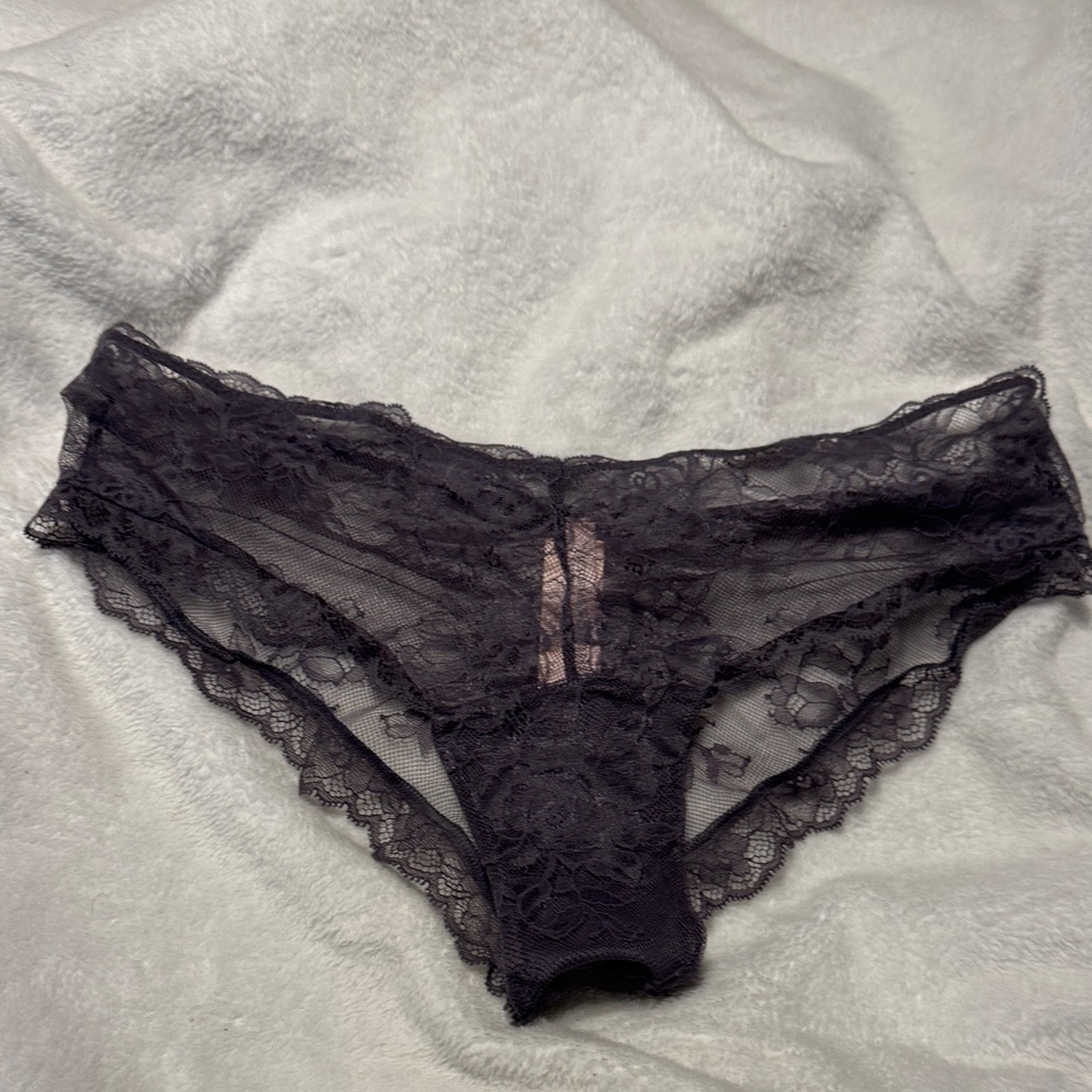 Victoria's Secret Black Lace Panties